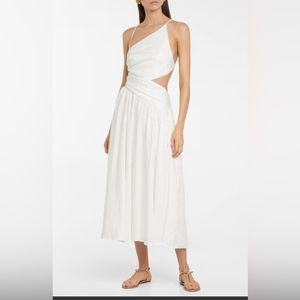 Zimmerman linen asymmetrical dress